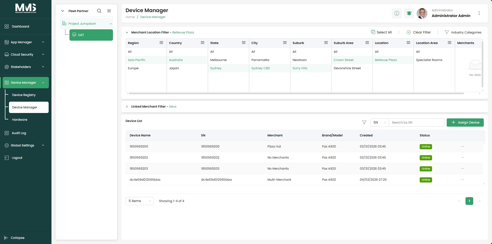 Device Manager overview
