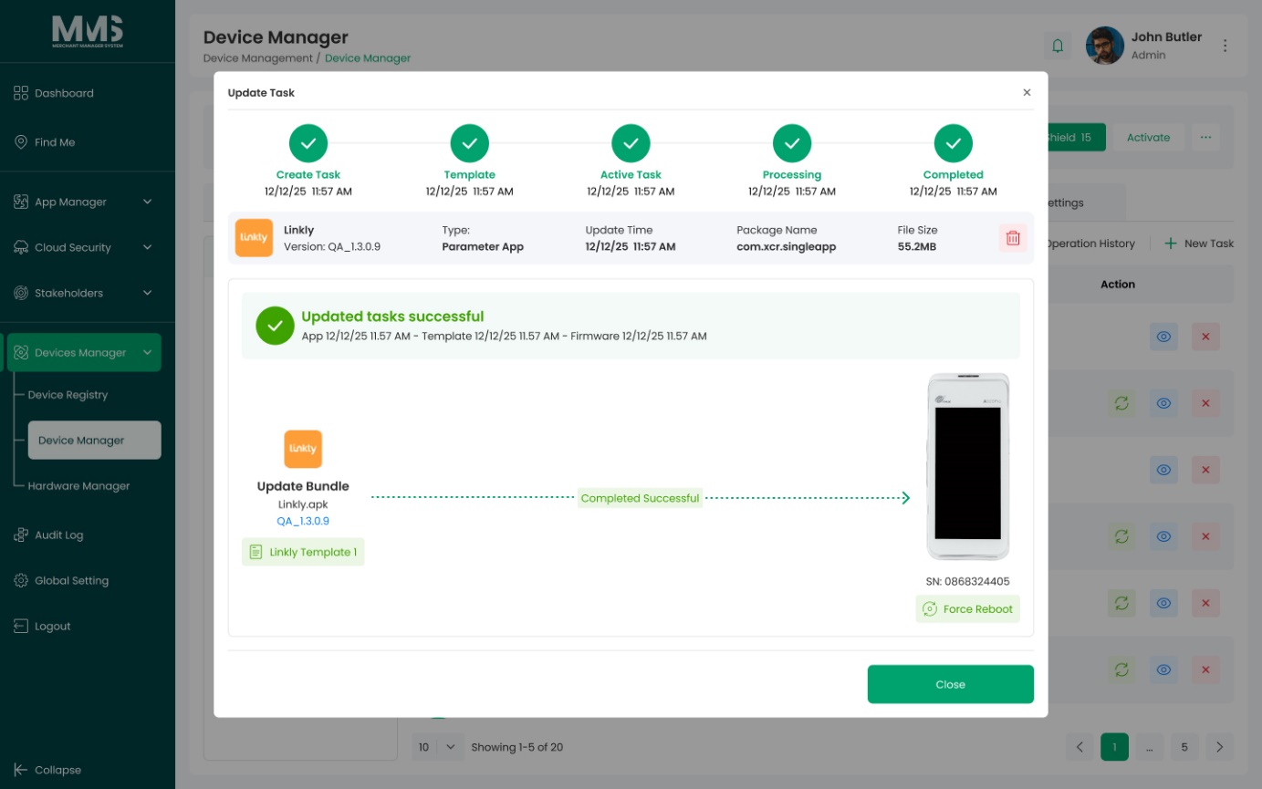 Device setup detail 2