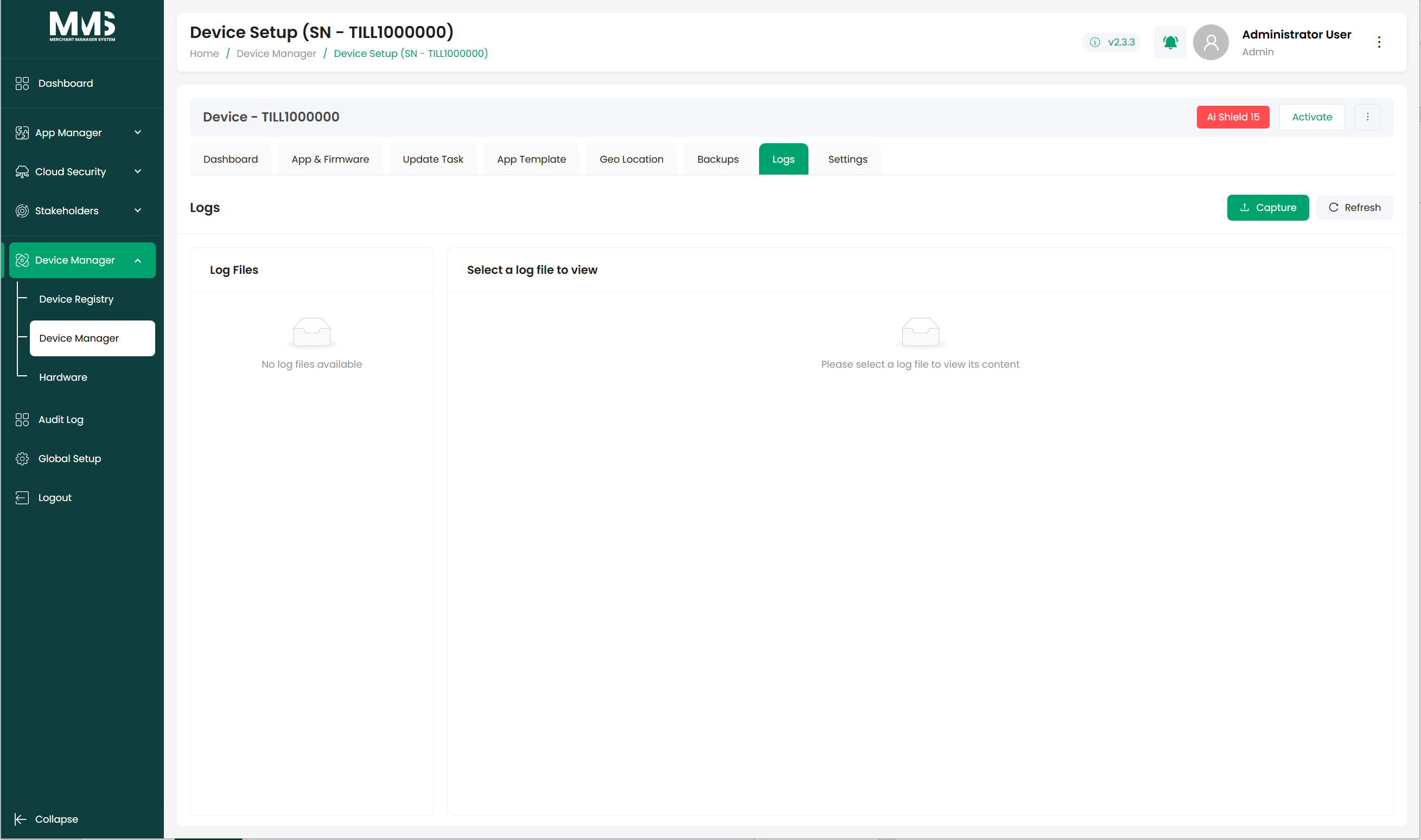 Device logs