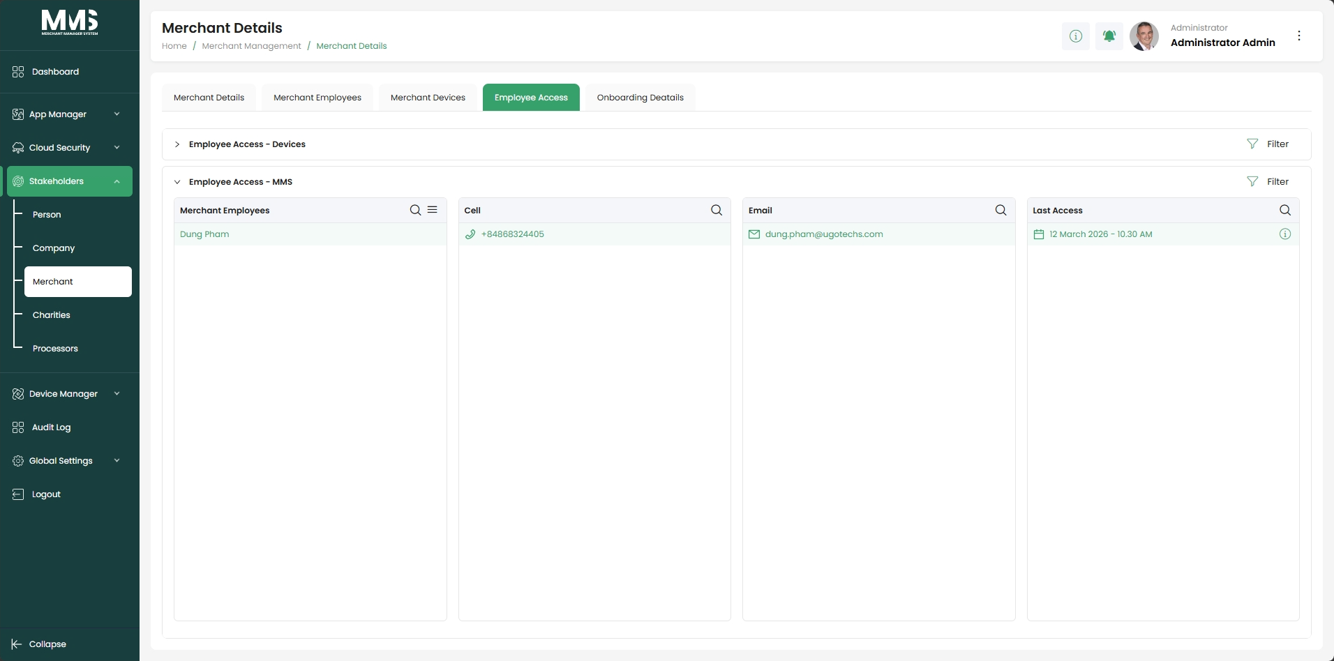 Merchant metrics